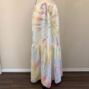 Young Fabulous & Broke Julep Skirt  Tie Dye Size Large